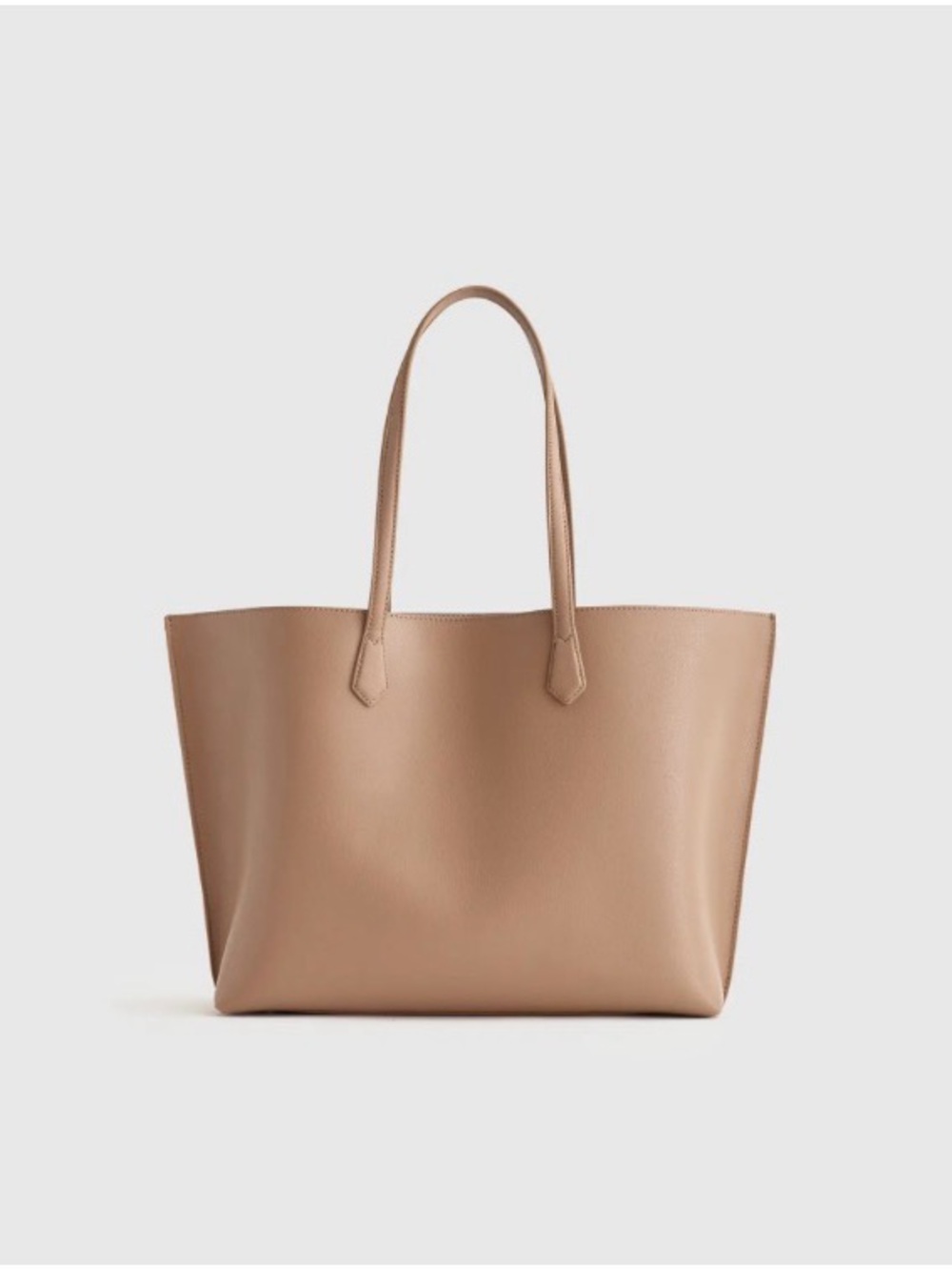 Quince Italian Leather Triple Compartment Shopper Tote - Like NEW